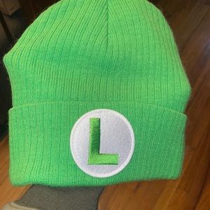 Green Luigi beanie